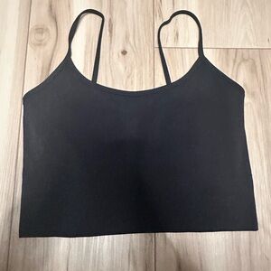 Athleta Sleek Black Crop Top